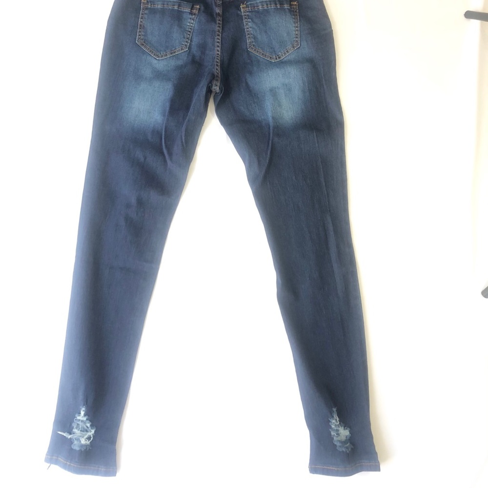 Distressed Maternity Jeans, Size Medium - Picture 4 of 5
